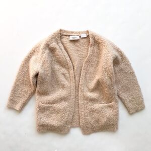 ZARA cream open front cardigan EUC 18-24 months